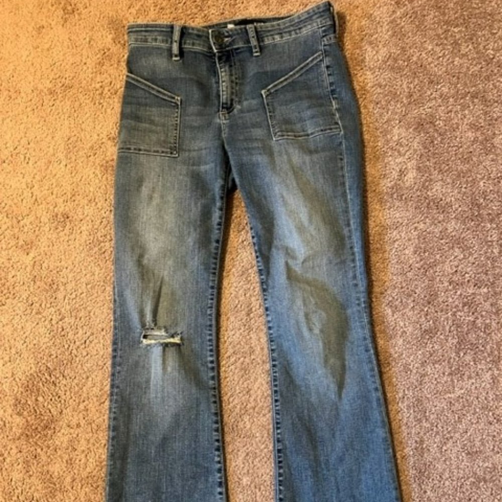 Ana Mid Rise Flare Jean